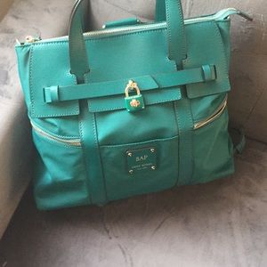 Teal Henri Bendel Large Jetsetter.